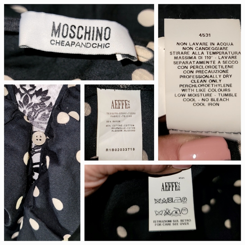 Moschino Polka-Dot Blouse Basic - image 7